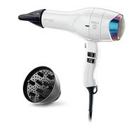 Valera - ePower 2030 eQ Asciugacapelli Professionale Ioni - Ecologico, Potente, Motore Digitale, Sistema Sanify per Purificazione Aria, Ottimizzazione Intelligente Flusso, 1600 Watt, Colore Bianco