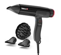 Valera, Sension AI, Asciugacapelli Professionale ad Alta Velocità, Phon Leggero con Motore Digitale, 18 Livelli di Temperatura e Flusso d'Aria, Ionizzatore, 2000W, Swiss Made