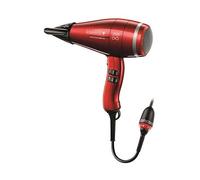 Valera - Swiss Power4ever eQ Asciugacapelli Professionale Ioni - Resistente, Potente, Motore Digitale, Sistema Sanify Purificazione Aria, Ottimizzazione Intelligente Flusso, 2400 Watt, Rosso