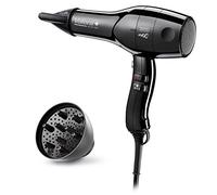 Valera - Swiss Silent Jet 8701 Asciugacapelli Professionale Ioni - Asciugatura Rapida e Silenziosa, Sistema Sanify per Purificazione Aria, 2200 Watt, Colore Nero