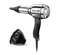 Valera, Swiss Steel Master Light, Asciugacapelli Professionale in Acciaio Cromato, Phon Leggero con Potente Motore, 3 Livelli di Temperatura, Ionizzatore, 2100 W, Swiss Made
