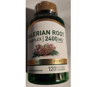 Valerian Radice Estratto 2400mg 120 Capsule Nessun Glutine O Soia / No-Ogm