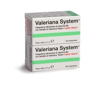 Valeriana System Integratore Rilassante Sonno E Ansia 30 Compresse + 30 Compresse