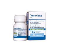 Valeriana Viti - 180 Compresse da 150mg, Integratore Alimentare per Relax e Riposo Notturno, Estratto Secco di Valeriana Officinalis, Senza Glutine e Senza Lattosio