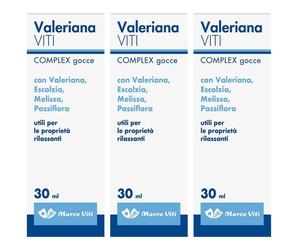 Valeriana Viti Complex Gocce 30 Ml 3x30 ml Gocce orali
