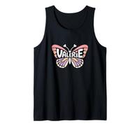 Valerie Butterfly - Personalizzato Carino Nome Word Art Canotta