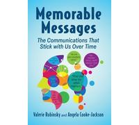 Valerie Rubinsky Angela Cooke-Jackson Memorable Messages (Tascabile)