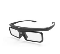 Valerion Occhiali DLP Link 3D, compatibili con i proiettori DLP-Link 3D - Occhiali ricaricabili con otturatore attivo (nero 1PCS)
