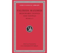 Valerius Maximus Memorable Doings and Sayings, Volume II (Copertina rigida)