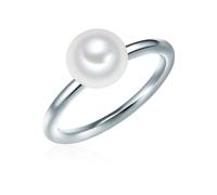 Valero Pearls Anello argento / bianco perla Donna Valero Pearls 56