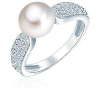 Valero Pearls Anello argento / bianco perla Donna Valero Pearls 62