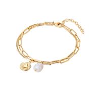 Valero Pearls Braccialetto oro / bianco perla Donna Valero Pearls One Size