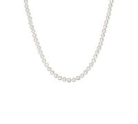 Valero Pearls Collana di perle da Donna in Argento Sterling | Dimensioni delle perle: 7-8 mm, forma rotonda, bianca, ottima lucentezza, in diverse lunghezze, in argento Sterling