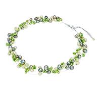 Valero Pearls Collana grigio / mela / argento Donna Valero Pearls One Size