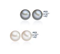 Valero Pearls Orecchini argento/bianco Taglia One Size
