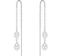Valero Pearls Orecchini argento / bianco Donna Valero Pearls One Size argento / bianco
