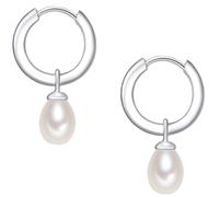 Valero Pearls Orecchini argento / bianco naturale Donna Valero Pearls One SizexTaglie normali argento / bianco naturale