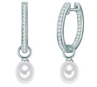 Valero Pearls Orecchini argento / bianco perla Donna - Abbigliamento - Occasioni - Matrimonio - Per la madre della sposa - Scarpe e accessori - Gioielli Valero Pearls One Size