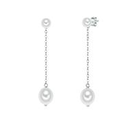 Valero Pearls Orecchini argento / bianco perla Donna Valero Pearls One Size