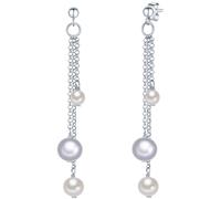 Valero Pearls Orecchini argento / bianco perla Donna Valero Pearls One Size