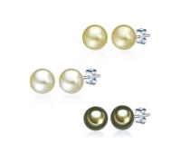 Valero Pearls Orecchini canna / verde pastello / argento Donna Valero Pearls One Size