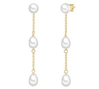 Valero Pearls Orecchini giallo oro / bianco perla Donna Valero Pearls One Size giallo oro / bianco perla