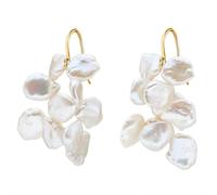 Valero Pearls Orecchini 'Valero' giallo oro / bianco perla Donna Valero Pearls One Size