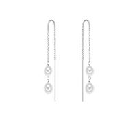 Valero Pearls Orecchino pendente da Donna in Argento Sterling 925 con Perla di coltura di acqua dolce Potato ca. 6,0-7,0 mm