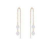 Valero Pearls Orecchino pendente da Donna in Argento Sterling 925 con Perla di coltura di acqua dolce Potato ca. 6,0-7,0 mm