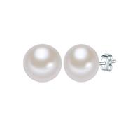 Valero Pearls Orechinni a lobo da Donna in Argento Sterling 925 con rodio con Perle coltivate d'acqua dolce bianco 00181180