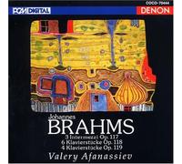Valery Afanassiev - Brahms: Late Piano Works