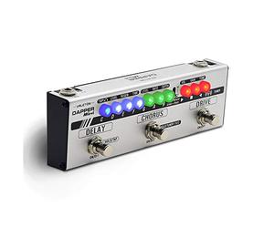 Valeton Dapper Mini Stage Session Gigging Gear Overdrive Distorsione Chorus Ritardo Chitarra Multi-Effetti Pedale