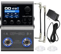 Valeton GP-50 SnapTone Processore MultiEffetti Pedale, Caricatore IR e Modellatore Amplificatore Neurale, Interfaccia USB, Drum Machine, Looper, Bluetooth, 100+ FX, patch con alimentatore Tonebird 9V