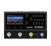 Valeton Pedale per chitarra Processore multieffetto Guitar Bass Amp Modeling IR Cabinets Simulazione con FX Loop MIDI I/O Pedale di espressione Stereo OTG Interfaccia audio USB GP-200LT