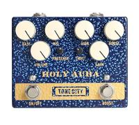VALETON Tone City Holy Aura Pedale distorsione ad alto guadagno/overdrive, blu, modello n. 6975220210390
