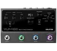 Valeton VLP-400 - Pedale looper a doppia traccia con drum machine - Loop station stereo con effetti in tempo reale, USB, MIDI e 99 posizioni di memoria per chitarra, basso e voce