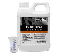 Valetpro PH neutro Snow Foam 1 litro, neve in schiuma per lavaggio auto schiuma spray + 1 bicchiere dosatore da 50 ml di detailmate