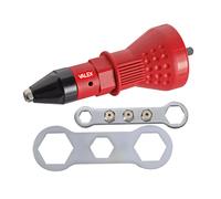 Valex - 1460939 - Rivettatrice per avvitatori - con 4 teste intercambiabili - Valex - 101910 - Conf. da 1 Pz. - 1460939
