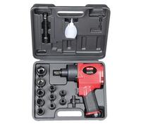 Valex Avvitatore Pneumatico ad Impulsi con Bussole, Nero, 1/2" Attacco Quadro, in Valigetta