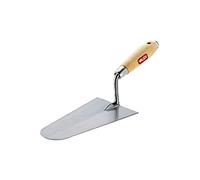 VALEX - CAZZUOLA PUNTA TONDA 160x95 MM LAMA ACCIAIO TEMPRATO MANICO LEGNO