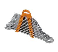 12 Chiavi combinate CRV con teste inclinate di 15° Valex