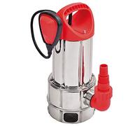 Valex ESP-INOX751 ELETTROPOMPA SOMMERGIBILE ACQUE TORBIDE, Rosso e Cromato