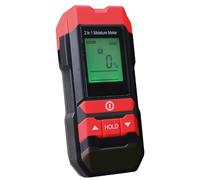 Valex Igrometro Digitale per Umidità - Misura Induttiva e a Contatto con Puntali, Temperatura Ambiente, Display Retroilluminato, Custodia e Batterie Incluse