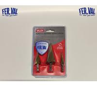 VALEX PUNTE A GRADINI SERIE 3 PEZZI 4-12/4-20/4-32MM IN BLISTER 1461303