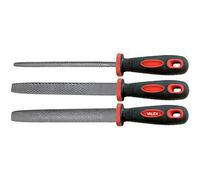 SERIE 3 RASPE PER LEGNO DA 200MM RASPA TONDA,SEMITONDA E PIATTA VALEX 1461545