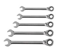 Valex Chiavi combinate a cricchetto reversibile - Serie 5 pezzi