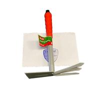 VALEX ZAPPETTA DOPPIA ACCIAIO MANICO MATERIALE PLASTICO LUNGHEZZA MM.310 1486258