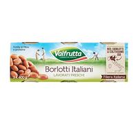 Valfrutta - Fagioli Borlotti Da Fresco - 4 confezioni da 3 pezzi da 400 g [12 pezzi, 4800 g]