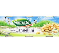 Valfrutta - Fagioli Cannellini - 4 confezioni da 3 pezzi da 400 g [12 pezzi, 4800 g]