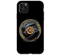 Valhalla corvo corvo di Odino rune bussola nordica vichinga Custodia per iPhone 11 Pro Max